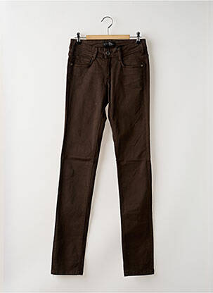 Pantalon slim stretch taille normale marron CIMARRON femme