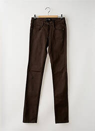 Pantalon slim stretch taille normale marron CIMARRON femme