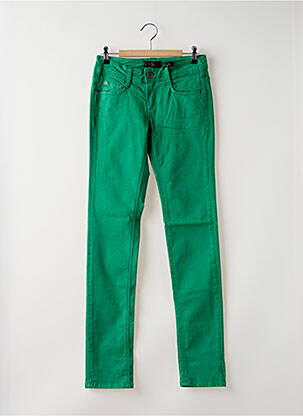 Pantalon slim stretch taille normale vert fonce CIMARRON femme