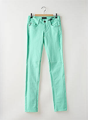 Pantalon slim stretch taille normale vert CIMARRON femme