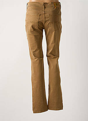 Pantalon droit stretch taille haute beige CIMARRON femme