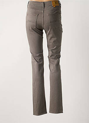 Pantalon droit stretch taille haute gris CIMARRON femme