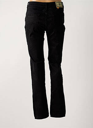 Pantalon droit stretch taille haute noir CIMARRON femme
