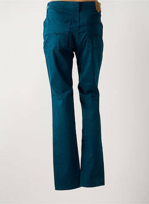 Pantalon droit stretch taille haute bleu CIMARRON femme