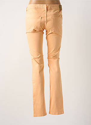 Pantalon droit stretch taille normale orange CIMARRON femme