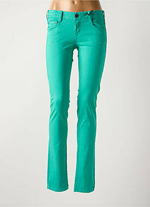 Pantalon droit stretch taille normale vert CIMARRON femme