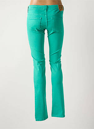 Pantalon droit stretch taille normale vert CIMARRON femme