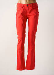 Pantalon droit rouge CIMARRON pour femme seconde vue