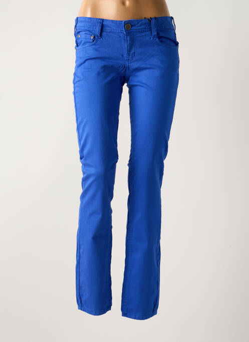 Pantalon droit bleu CIMARRON pour femme