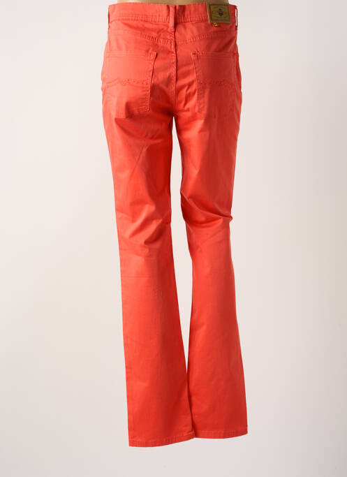Pantalon droit orange clair CIMARRON pour femme