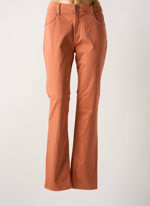 Pantalon droit orange CIMARRON pour femme