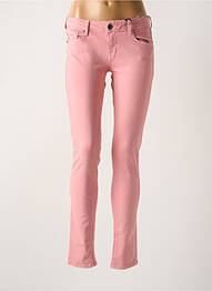 Jeans coupe slim taille basse taille basse rose CIMARRON femme