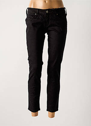 Pantalon 7/8 stretch taille basse noir CIMARRON femme