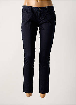 Pantalon 7/8 stretch taille basse bleu CIMARRON femme