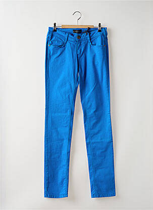Pantalon slim taille basse taille basse bleu CIMARRON femme