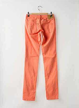 Pantalon slim taille basse taille basse orange CIMARRON femme