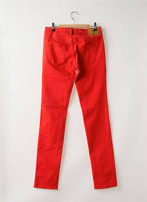 Pantalon slim taille basse taille basse rouge clair CIMARRON femme