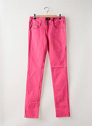 Pantalon slim taille basse taille basse rose clair CIMARRON femme