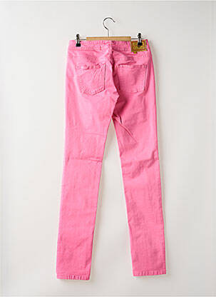 Pantalon slim taille basse taille basse rose CIMARRON femme