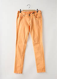 Jeans coupe slim taille basse taille basse orange CIMARRON femme