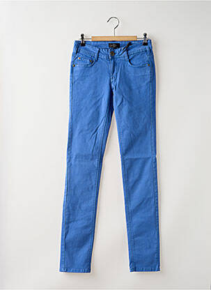 Pantalon slim taille basse taille basse bleu CIMARRON femme