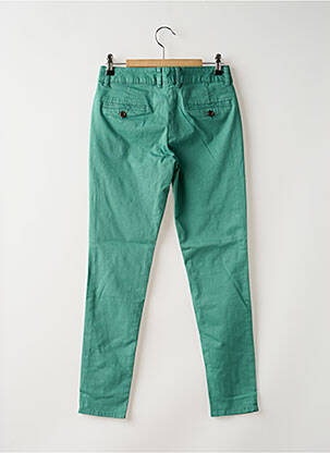 Pantalon chino fermeture zippée sous rabat boutonné taille normale vert CIMARRON femme