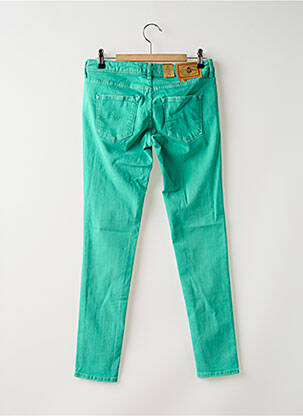 Jeans coupe slim taille basse taille basse vert CIMARRON femme