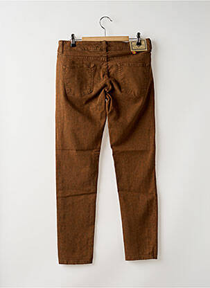 Jeans coupe slim taille basse taille basse marron CIMARRON femme