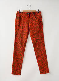 Jeans coupe slim taille basse taille basse orange CIMARRON femme