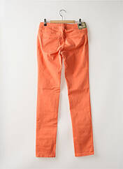 Pantalon slim orange clair CIMARRON pour femme seconde vue