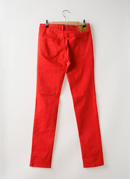 Pantalon slim taille basse taille basse rouge clair CIMARRON femme