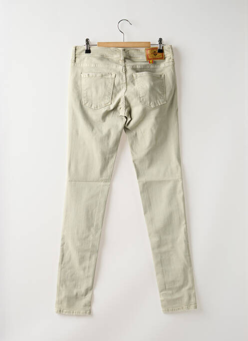 Jeans coupe slim beige CIMARRON pour femme