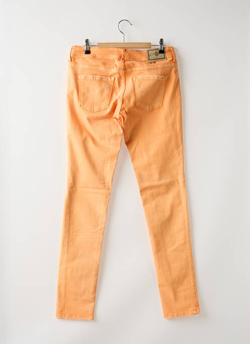 Jeans coupe slim orange CIMARRON pour femme