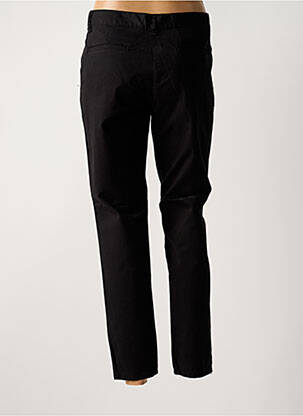 Pantalon chino tissage popeline taille normale noir CIMARRON femme
