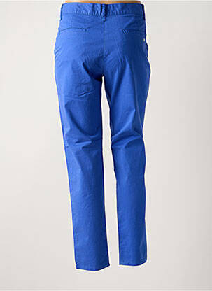 Pantalon chino tissage popeline taille normale bleu CIMARRON femme
