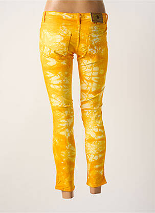 Jeans coupe slim tissage brut taille normale jaune CIMARRON femme