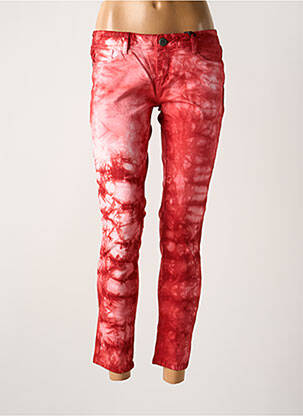 Jeans coupe slim rouge CIMARRON pour femme