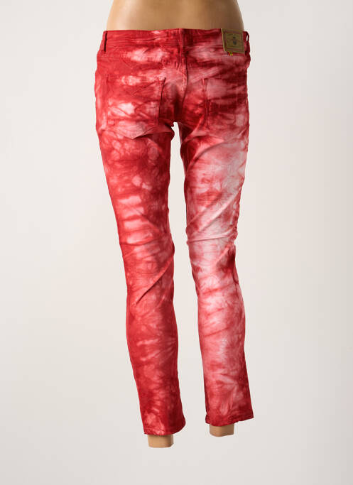 Jeans coupe slim rouge CIMARRON pour femme