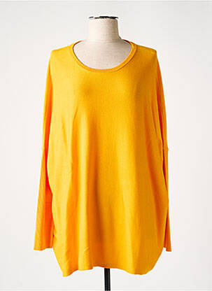 Pull stretch manches longues orange MASAI femme