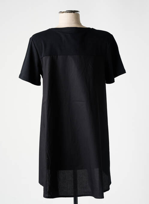Tunique manches courtes noir ORTO BOTANICO pour femme