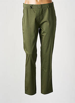 Jegging tissage popeline vert EAST DRIVE femme