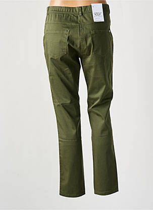 Jegging tissage popeline vert EAST DRIVE femme