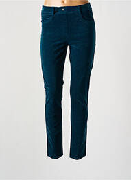 Pantalon slim taille élastique bleu EAST DRIVE femme