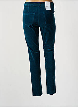 Pantalon slim taille élastique bleu EAST DRIVE femme