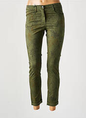 Pantalon 7/8 vert EAST DRIVE pour femme seconde vue