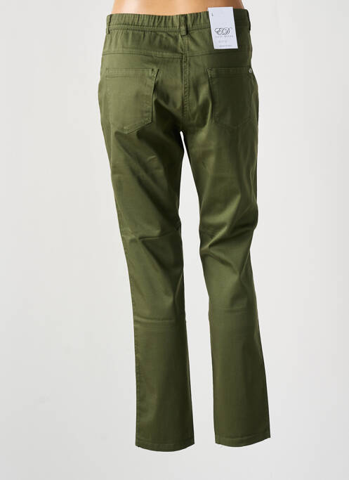 Jegging tissage popeline vert EAST DRIVE femme