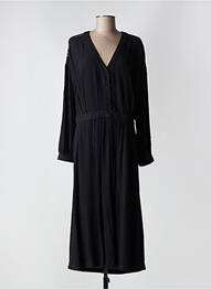 Robe longue manches longues manches longues noir LA PETITE FRANCAISE femme