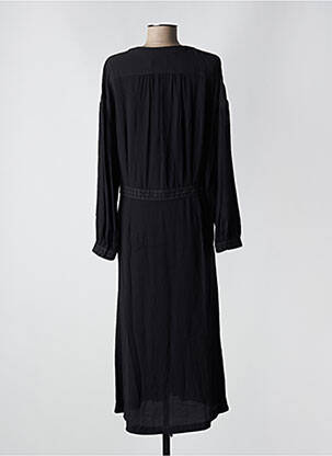 Robe longue manches longues manches longues noir LA PETITE FRANCAISE femme