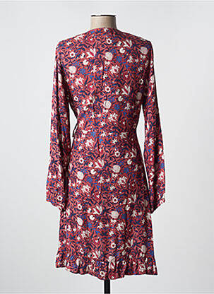 Robe courte manches longues manches longues rose AN' GE femme