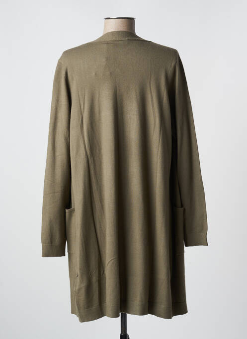 Gilet manches longues vert CREAM pour femme